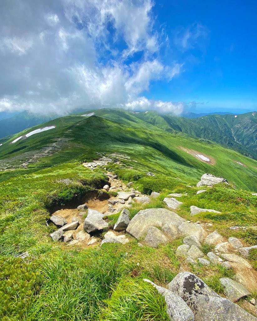 福島、山形、新潟の三県境