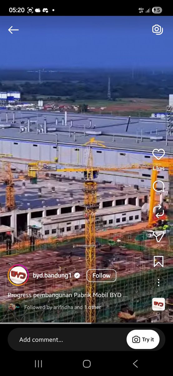 Pembangunan Pabrik BYD di $SSIA Dulu mikir Harus Brand Lokal / Produk Anak Bangsa. Tapi kalau liat betapa canggihnya BYD ini, Kayanya emang lebih baik dipegang sma brand Mainland. Teknologi nya jauh signifikan.