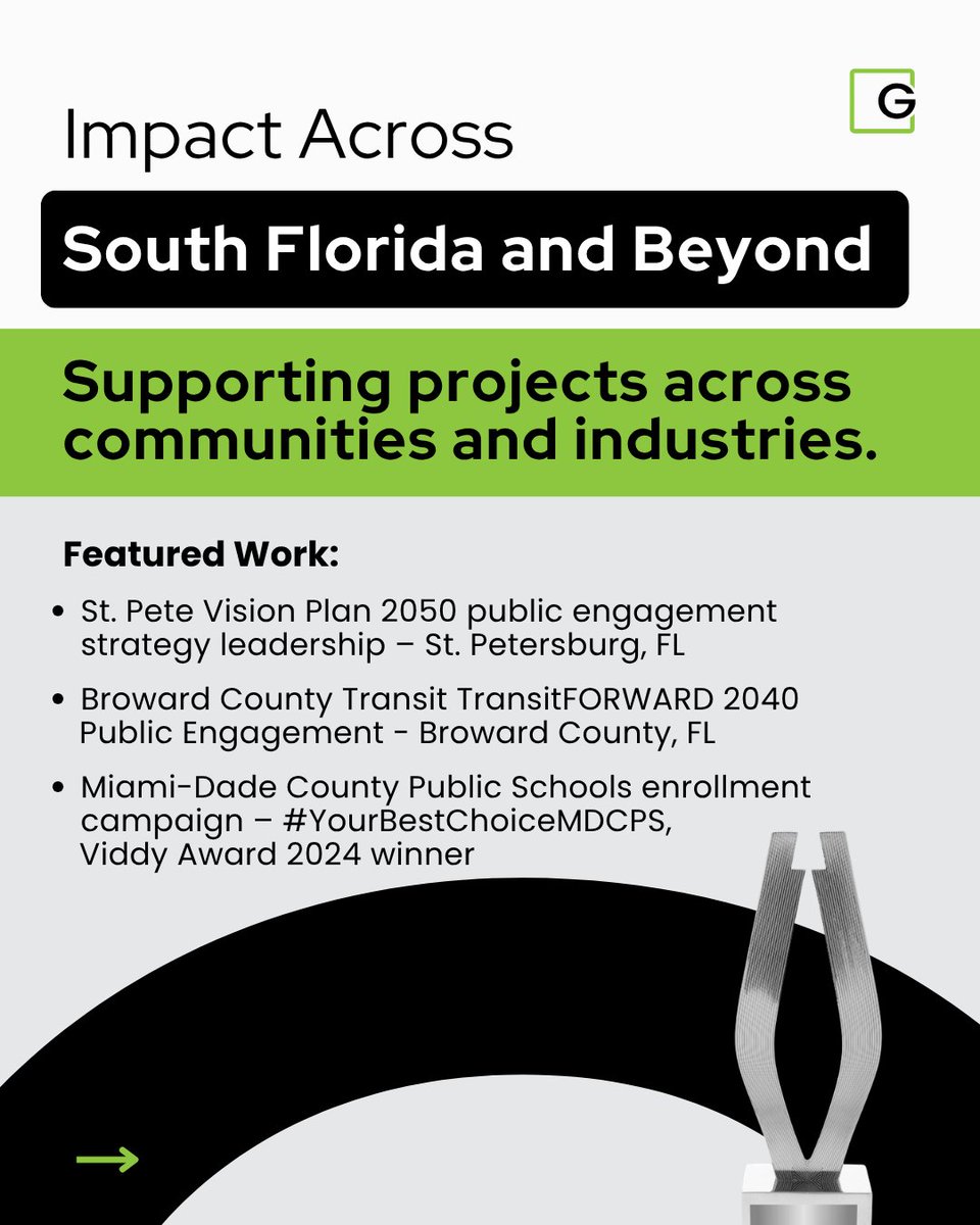 GarthSolutions's tweet photo. Today, we're sharing some facts about GSI. Since 2003, under the leadership of CEO and President Yvonne Garth, GSI has grown through public and private projects across South Florida and beyond. With 12 certifications, our work reflects diversity, collaboration, and impact. https://t.co/miuKcrZ6G1