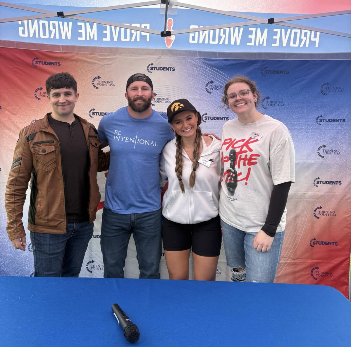 We were not, in fact, proven wrong. 

Great day tabling with <a href="/ShaneWinnings/">Shane Winnings</a> at the University of Iowa!