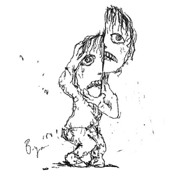 b_yan_koubou's tweet image. 頭半分しか支えられないの！
I can hold only half of my head up!

#ayashii #digitalillustration #drawing #weird #幽霊