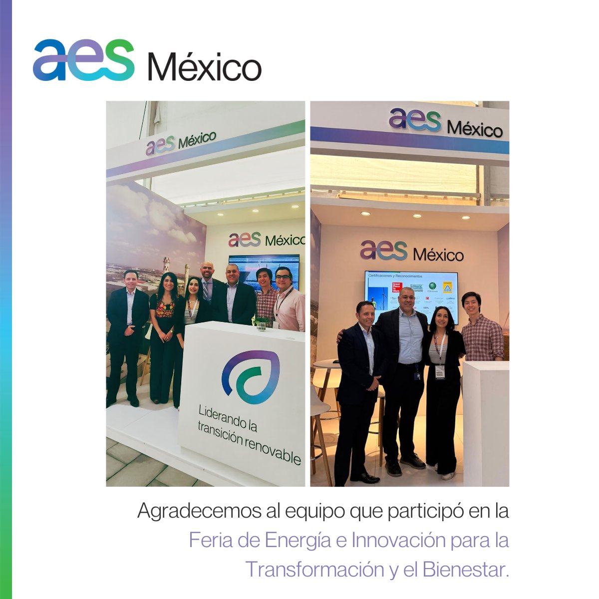 aes_mx's tweet photo. AES México presente en el diálogo que transforma el sector energético de México.  ⚡💡🌱

#AESMéxico #MUNET #FeriaEnergía #InnovaciónEnergética #TransiciónEnergética #Energíaquetransforma https://t.co/JliGKQKn1O
