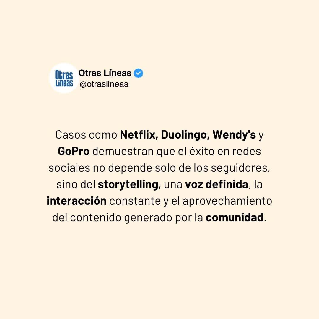 otraslineas's tweet photo. Desde emprendedores hasta grandes empresas, el reto es el mismo: comunicar mejor, conectar con la audiencia y construir comunidad.

¿Han visto cómo manejan sus redes estas cuatro marcas? No es casualidad: hay estrategia, creatividad y comunidad detrás  📱 💡 🎯 

#OtrasLíneas https://t.co/3EjhGZzuCF