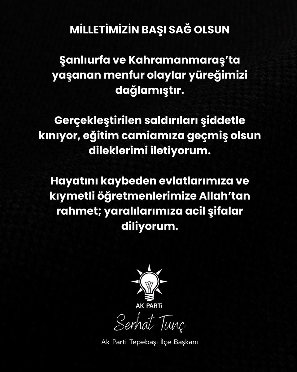 Serhat TUNÇ tweet media