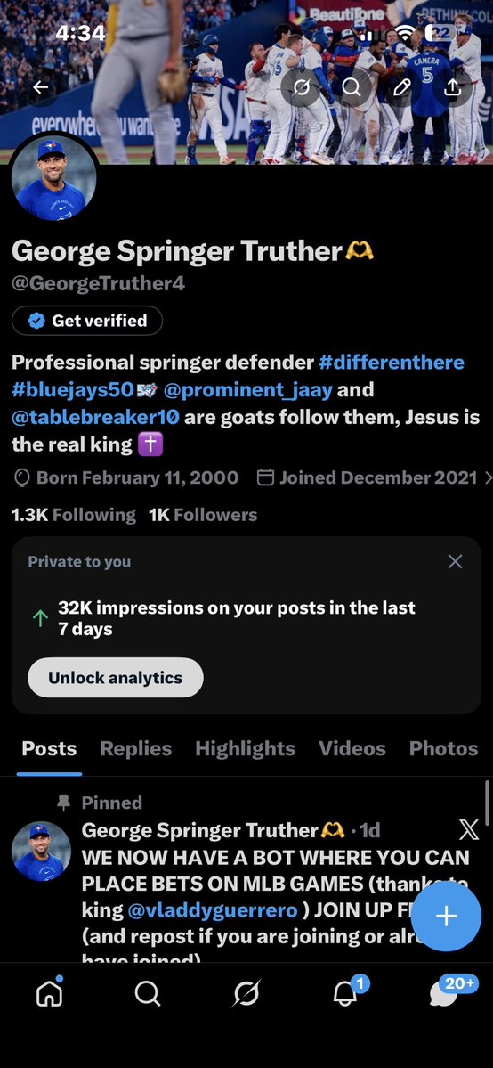 George Springer Truther🫶 tweet media