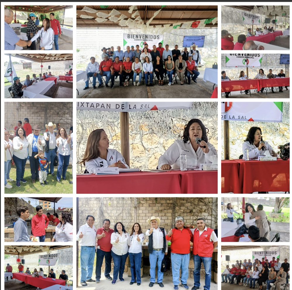 CNCEdodeMex's tweet photo. #IxtapanDeLaSal
#Zacualpan #Tonatico
@CarmenCarrenoG encabezó trabajo en territorio para fortalecer estructuras de la #CNCEDOMEX.
📌 Afiliación al #PRI
📌 Credencialización #CNC
📌 Consolidación organizativa
Destaca la integración de jóvenes, fortaleciendo las estructuras. https://t.co/aMH7xaWxDY