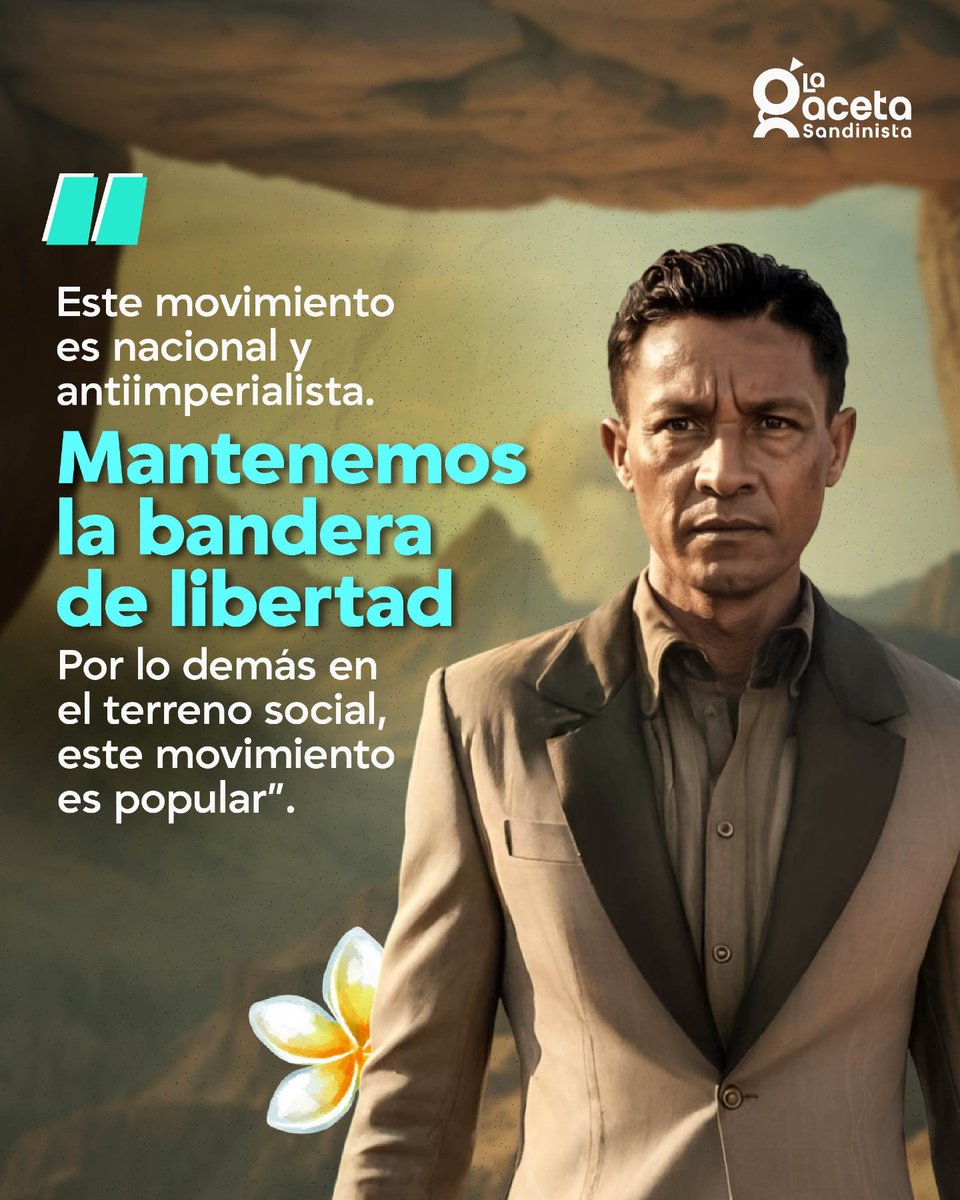 El pensamiento del General Sandino sigue vivo: la libertad se conquista con dignidad, unidad y fuerza popular. Su legado es faro para los pueblos que resisten al imperialismo.
¡Sandino: Luz, Vida y Verdad!