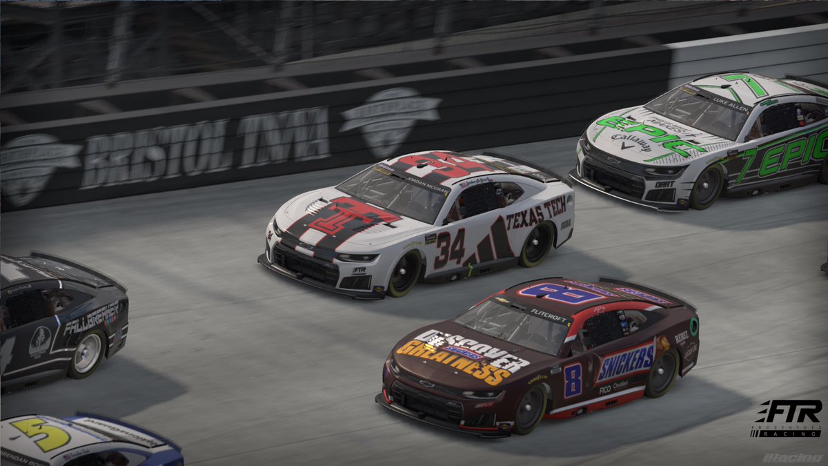 FTRTeam4's tweet photo. Bristol in @RacingSnb was wild, start to finish! Here’s where we ended up…

p9 @joeyruiz916 
p24 @JordanTMcGraw https://t.co/qmhoClPy9E