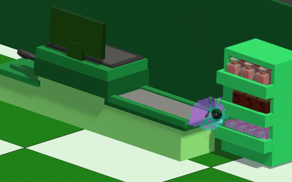 AdyMations666's tweet image. Grocery store: Scan counter layout 

#Grocerystore #Cashier #3Dmodels #Upcominganimation #interiorlayout