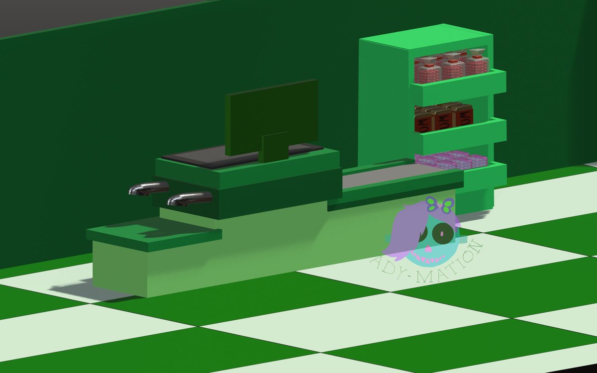 AdyMations666's tweet image. Grocery store: Scan counter layout 

#Grocerystore #Cashier #3Dmodels #Upcominganimation #interiorlayout