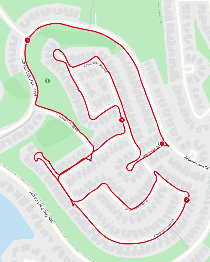 WalkingCalgary's tweet image. Spent yet another morning exploring the streets of #ArbourLake.

mapmywalk.com/workout/878045…

Distance:  3.41 km    Duration:  43:57 min

#Calgary  #yyc