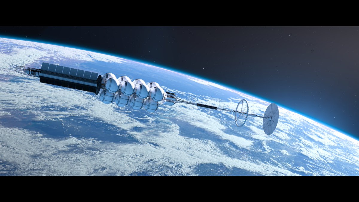 ToughSf's tweet image. The first crewed interstellar starship ready to go, with a pristine debris shield and tanks full of antimatter.
10 tons of antimatter is enough to set an entire hemisphere on fire from orbit so it's dangerously close to Earth here!
#space #art by Louis_Rtr
blenderartists.org/t/interstellar…
