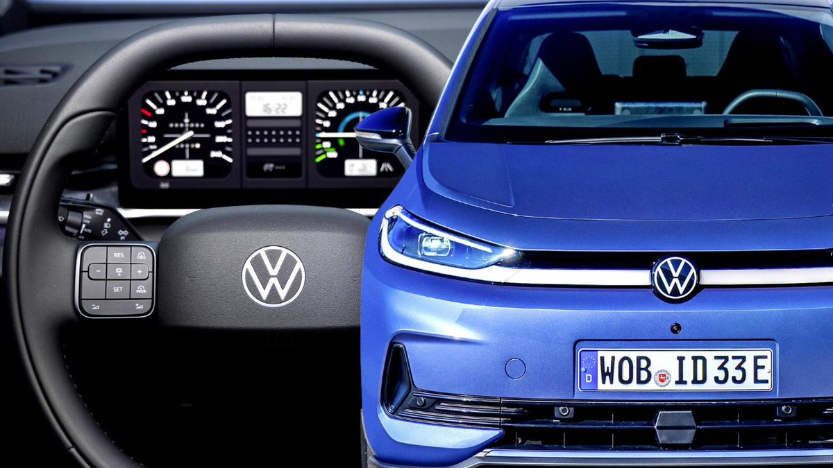 Carscoop's tweet image. VW Spent Years Removing Knobs From Its Cars, The ID.3 Neo Puts Them Back #car #auto #cars carscoops.com/2026/04/vw-id3…