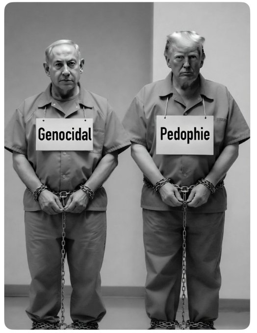 Vital_MX's tweet image. “Puede que a los lunáticos de la derecha radical no les guste, ¡pero a mí me parece genial!"

Los memes del chiflado Orangután y el psicótico judío.

#Hilo #DonaldTrump #Trump #Netanyahu #Genocide_in_Gaza #GazaGenocide‌ #FREEPALESTİNE #NetanyahuTerrorist #EpsteinFiles #PUMAS