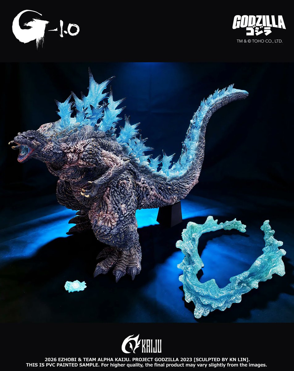 EZHOBI Alpha Kaiju Series ゴジラ2023 (Lethal heat ray Ver.) AKS-1.0LH