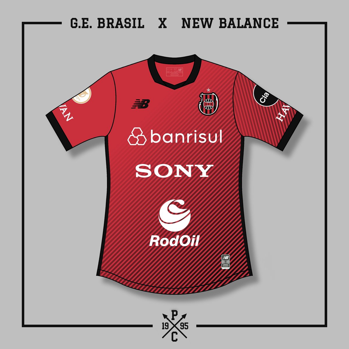 PhilAndTheJets's tweet photo. GRÊMIO ESPORTIVO BRASIL X NEW BALANCE 🇧🇷⚽🔥
#GrêmioEsportivoBrasil #GEBrasil #GEB #BrasilDePelotas #Xavante @GEBrasilOficial #NewBalance @newbalance #Kit #Jersey #Concept https://t.co/aquy3K6a1b