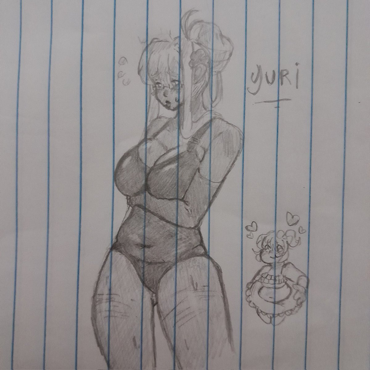 Drawing of yuri I made in class