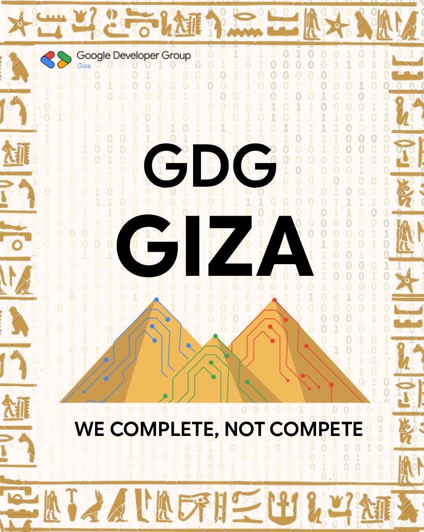 gdggiza's tweet image. من بناة الأهرامات… لبناة المستقبل 🇪🇬✨

زمان أجدادنا بنوا صرح بيبهر العالم، والنهاردة إحنا في #GDGGiza بنكمّل بنفس الروح 💻🚀

كل سنة بيتخرج +50K من كليات ICT، وهدفنا نكون معاهم في الرحلة: 
نجهّزهم لسوق العمل، ونبني المستقبل

“We Complete, Not Compete” 🤝
جاهز تبني معانا؟

#GDG