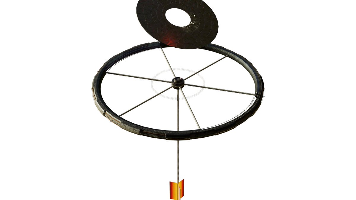 ToughSf's tweet image. Gagarin Station in 2093, a 4 km diameter Stanford Torus, flanked here by a Tereshkova-class shuttle.
@lilly_of_valley didn't forget the radiator arrays necessary to get rid of all the heat generated by the population aboard!
#space #art 
beaconsinthedark.wordpress.com/2024/01/19/gag…