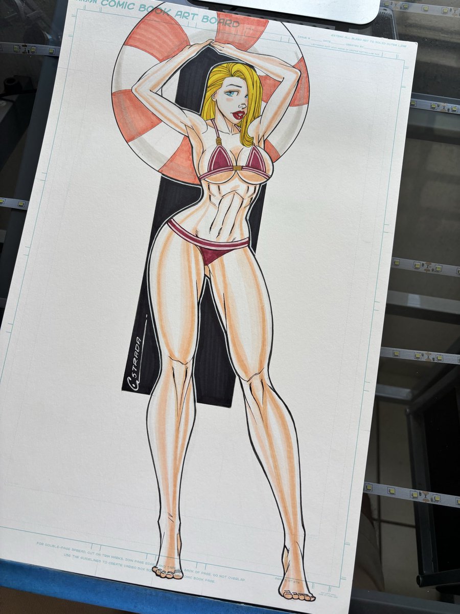 estrada_pin_ups's tweet image. 056/2026
FOR SALE

Tell me your idea, and we might be able to work something for you
Traditional Sketch on 11”x17” inches

#pinupart #pinupartist #traditionalart #artcollectors #poolparty