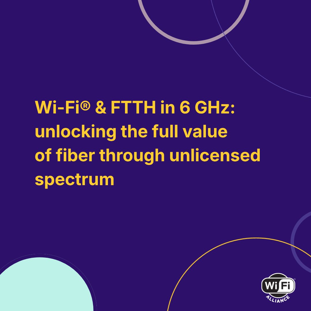 WiFiAlliance's tweet image. We had a great time at FTTH 2026. 

Key takeaways: 
- Wi-Fi is the vital “last meter” of Europe’s fiber future.
- 90% of fixed traffic runs over #WiFi.
- #WiFi7 is key to delivering true gigabit experiences.

Learn more on Wi-Fi's essential role in FTTH: bit.ly/48zFBec