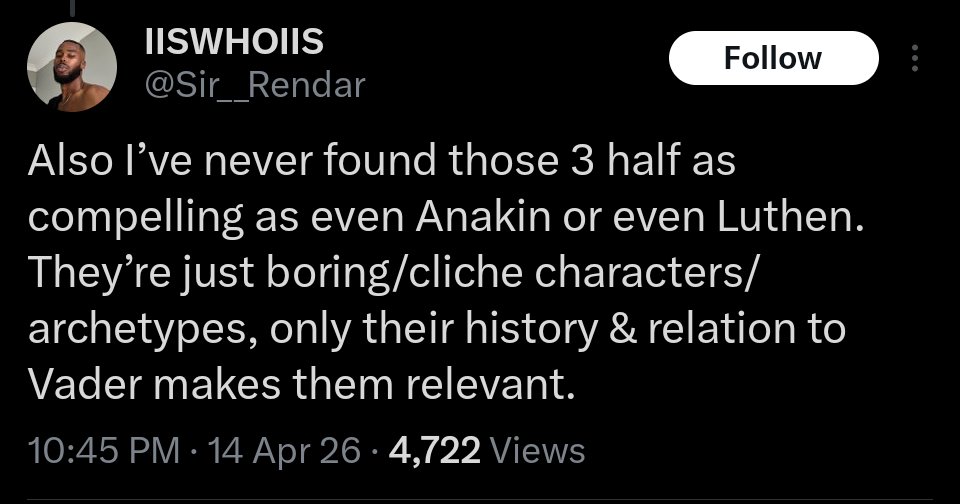 Star Wars Cringe tweet media