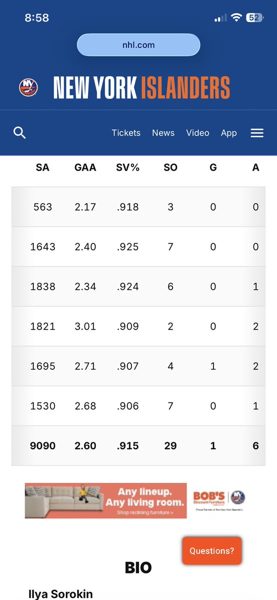 philzfactz's tweet image. They dunked on Ethan for this and said Darche was a “genius” for firing Greco and promoting Naumovs all for Sorokin to post his worst career save percentage and for Naumovs to start Rittich in a key game against Chicago, yet another Darche “masterclass”