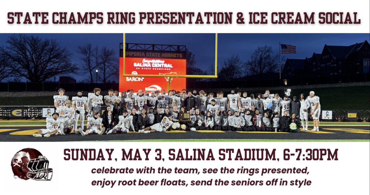 Salina Central Mustangs Football tweet media