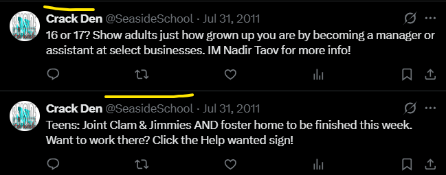 LavStorydel's tweet photo. It's interesting how @SecondLife let's the same predatory humans like @Taov run violent sex sims AND CHILD RP SIMS collab on these frail attempts at a revival. It's almost like they all have common interests. https://t.co/cJmgnm3zAa