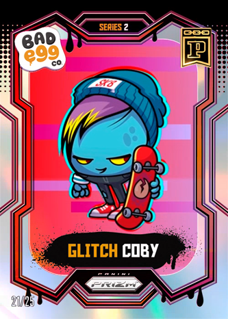 paninitracker's tweet photo. 🥚 Coby #21/25 SOLD for $300.00 (0.13 ETH)

2025 Panini NFT Prizm Bad Eggs - Introducing the Clans · Glitch

Buyer: GusSwayze 👤 https://t.co/NzOLME4D52

See more #Coby for sale 👉 https://t.co/nKkXevwQqw

#whodoyoucollect #nft #PaniniNFT #PaniniBlockchain https://t.co/nd5v55MlSH