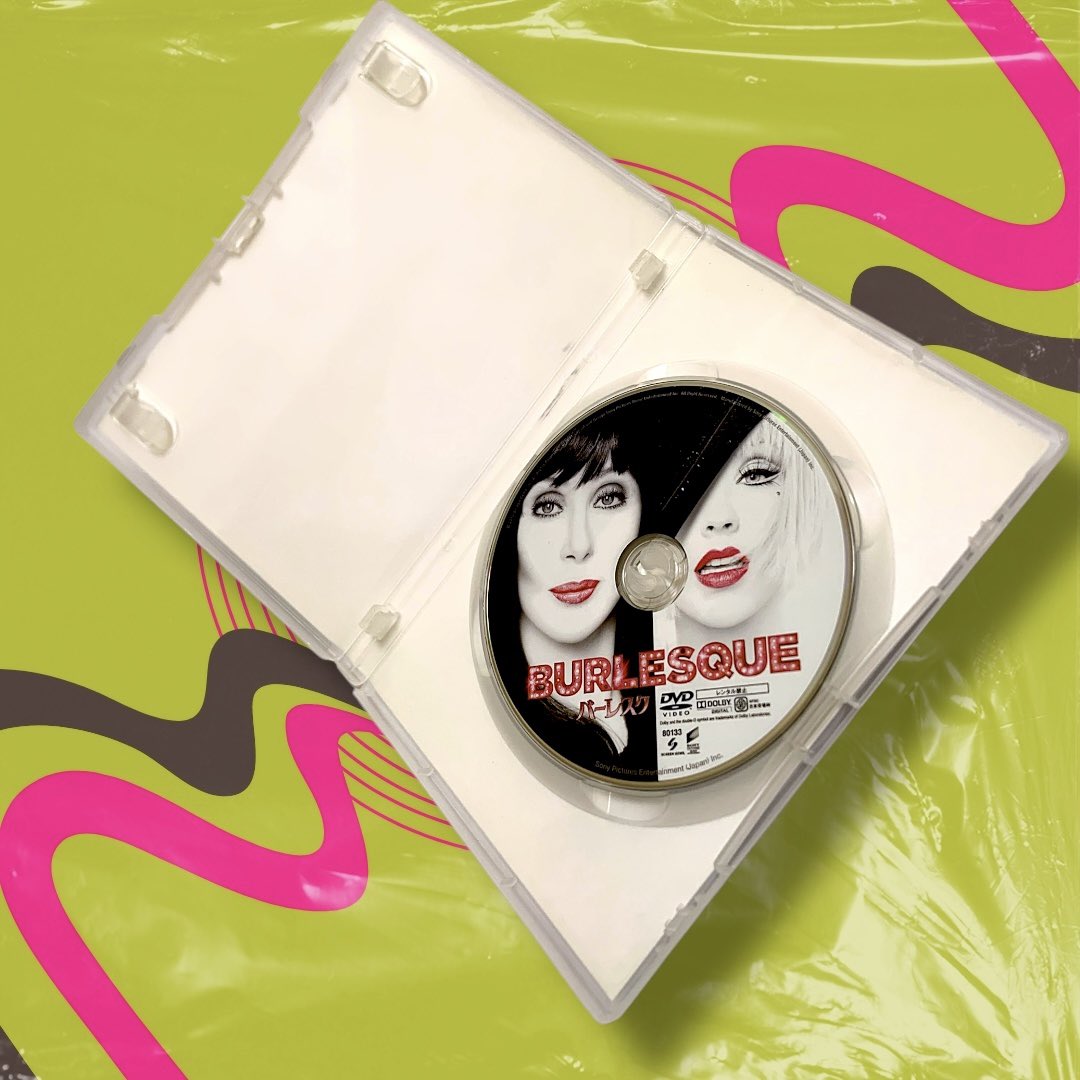 discooclub's tweet image. DVD BURLESQUE — Japan Edition (com Cher e Christina Aguilera)

• Disponível em nossa loja na Shopee •

🔗 Link para compra:
       br.shp.ee/RZTprzDt
    
#Burlesque