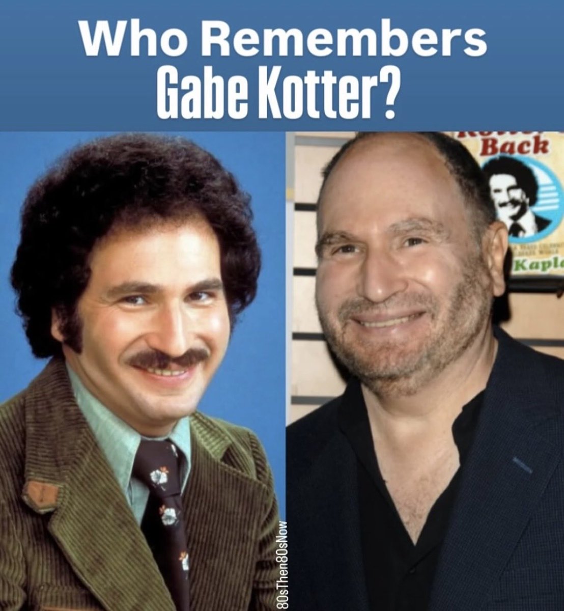80sThen80sNow's tweet image. Gabe Kaplan (Now 81), Was Known to Many of Us As Teacher Gabe Kotter From the Hit Sitcom “Welcome Back Kotter.” Gabe Later Became a Professional Poker Player and He Recently Retired As Commentator of High Stakes Poker. 

#gabekaplan #welcomebackkotter #actor #television #tv #film