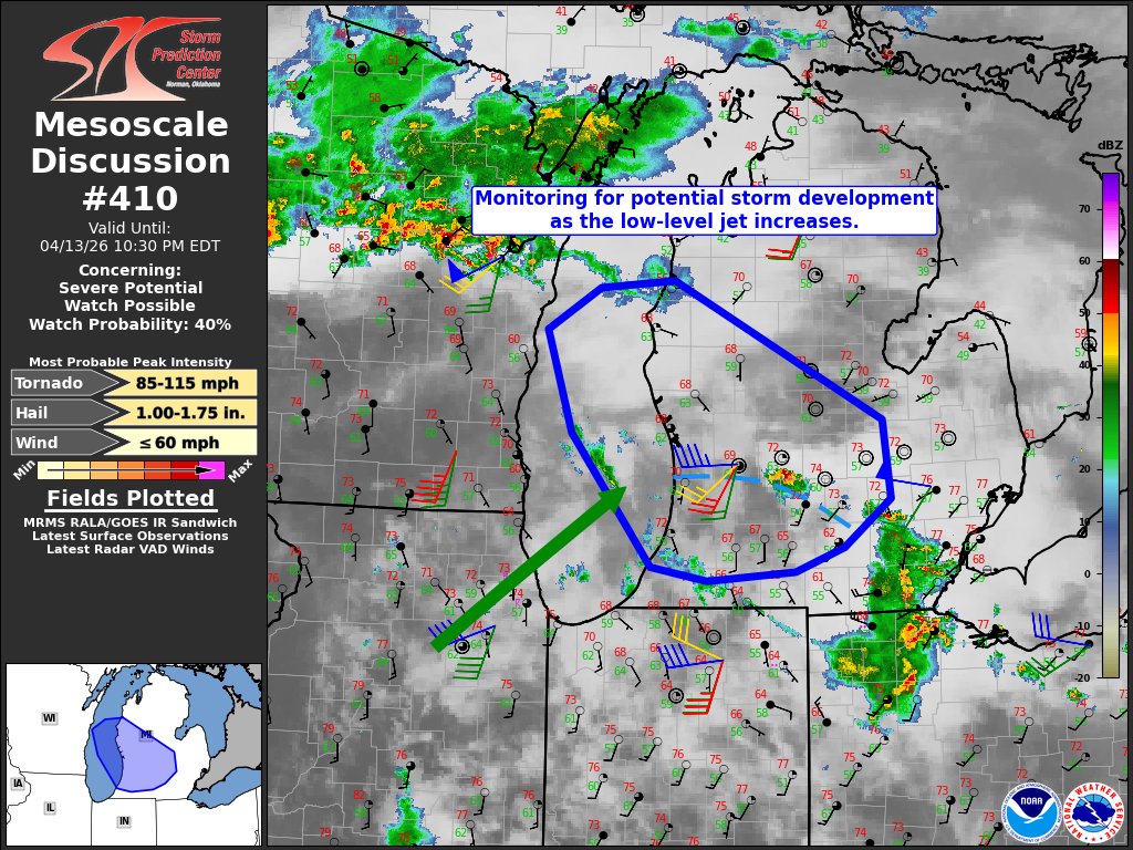 NWS Storm Prediction Center tweet media