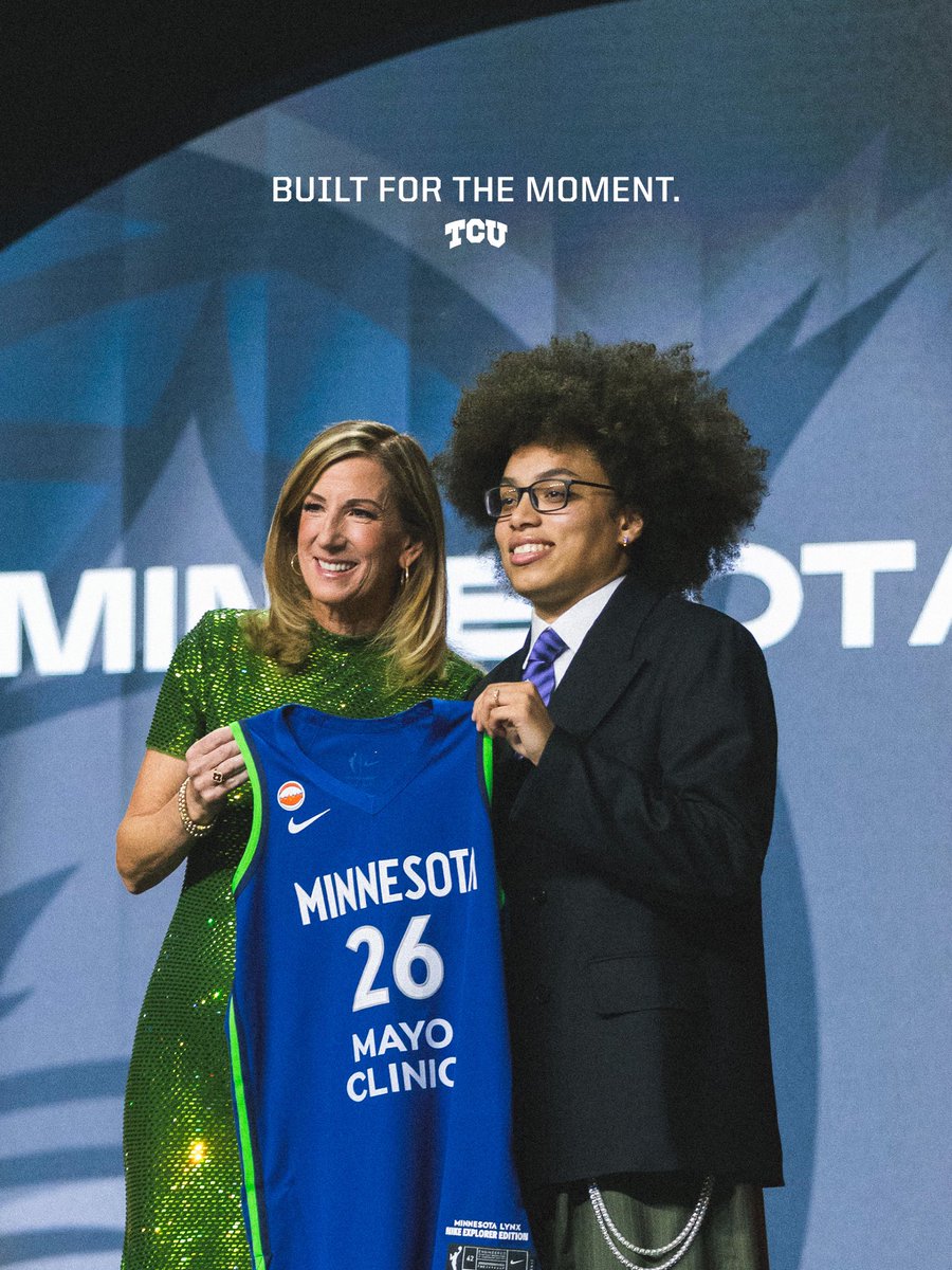 TCU_Athletics's tweet image. Fort Worth to the league. 

#GoFrogs | @oliviamiles06