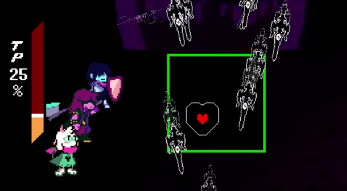 SCupkek's tweet photo. @ItsMeBeff_ I imagine Jevil couldn't turn into Devilsknife given the unused Knight attack, something unnatural happened to him. His head being chained was a spring before, and his shirt is striped than the current pattern it has. https://t.co/1Up7vvfFWv
