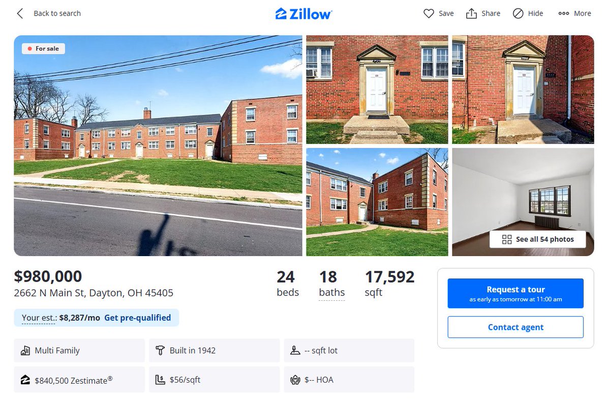 GenZMultifamily's tweet image. This is NOT financial advice and DON'T listen to me!

But I like this place and think it has great potential IF bought by the right operator.
(I also just love the look of the building. Very beautiful)

But this requires a lot of due diligence because of the location, current