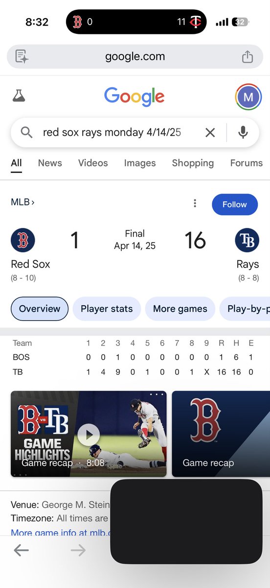 mhenn18's tweet photo. @Jared_Carrabis Do not let the Red Sox play the Monday after the Masters ever again https://t.co/YxX8QWn1xn