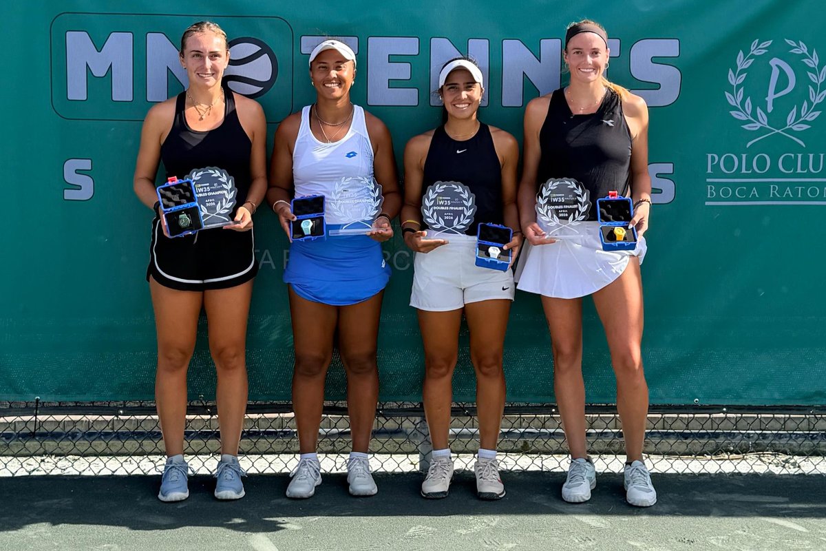 🥈🎾🇻🇪 Sofía Cabezas finalista de dobles en el ITF W35 de Boca Ratón

La venezolana extendió hasta 14 su racha ganadora en dobles a nivel profesional, con tres títulos y una final en Boca Ratón, esta última junto a Anna Rogers 🇺🇸

#TenisVinotinto
#JuegoSetVinotinto