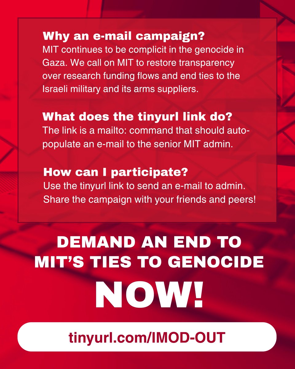 MIT Coalition for Palestine - Commentary tweet media