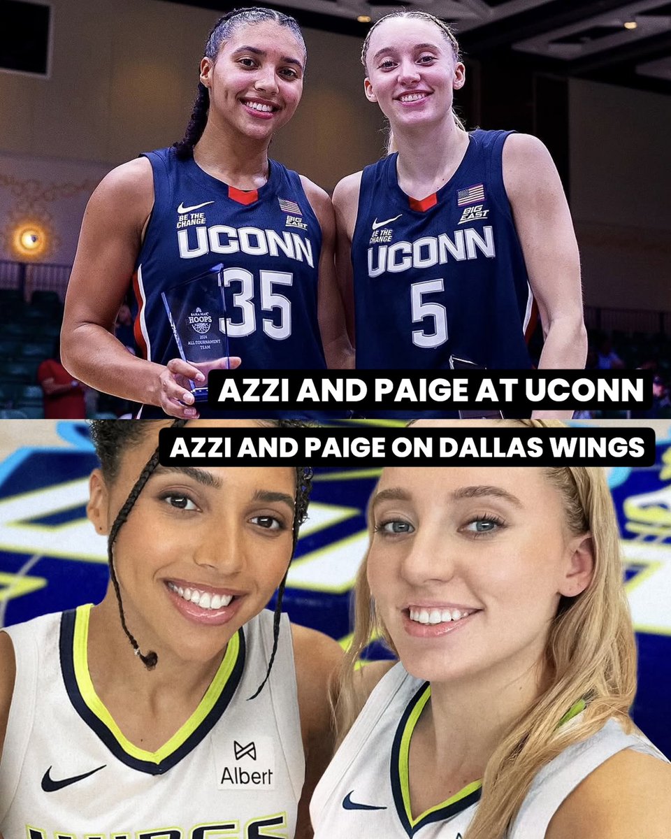 Some Storries write themselves 🥹🏀 <a href="/azzi_35/">Azzi Fudd</a> and <a href="/paigebueckers1/">Paige Bueckers</a> are teammates once again 👏