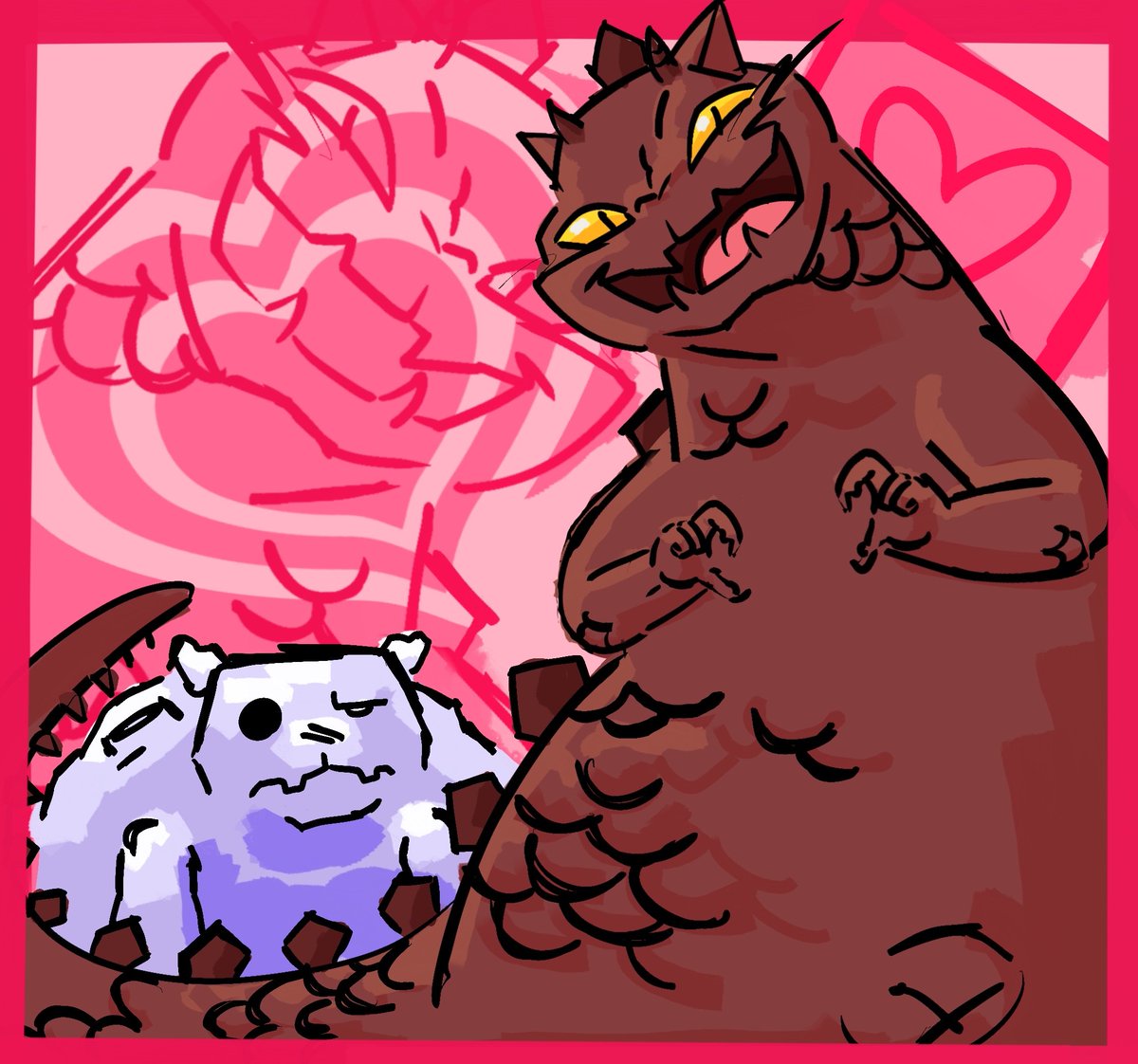 egg_crime's tweet photo. Reposting my pyrophina bc nobody saw it, lolz! 
#mewgenics #mewgenics_fanart https://t.co/fRcZt3UoyM