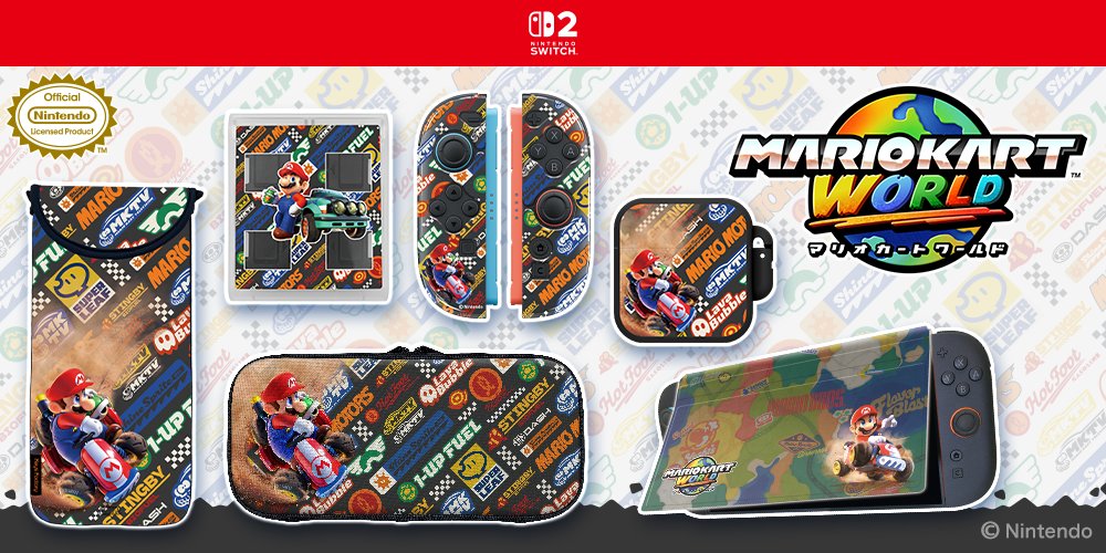 KeysFactory's tweet photo. 🆕新商品情報🆕
#マリオカートワールド のNintendo Switch™ 2 用アクセサリー
シリーズに新商品が加わります🚙
5月に発売決定!

#NintendoSwitch2 #公式ライセンス商品 #キーズファクトリー #新商品
詳細はリプライをチェック https://t.co/JVlculjc4F