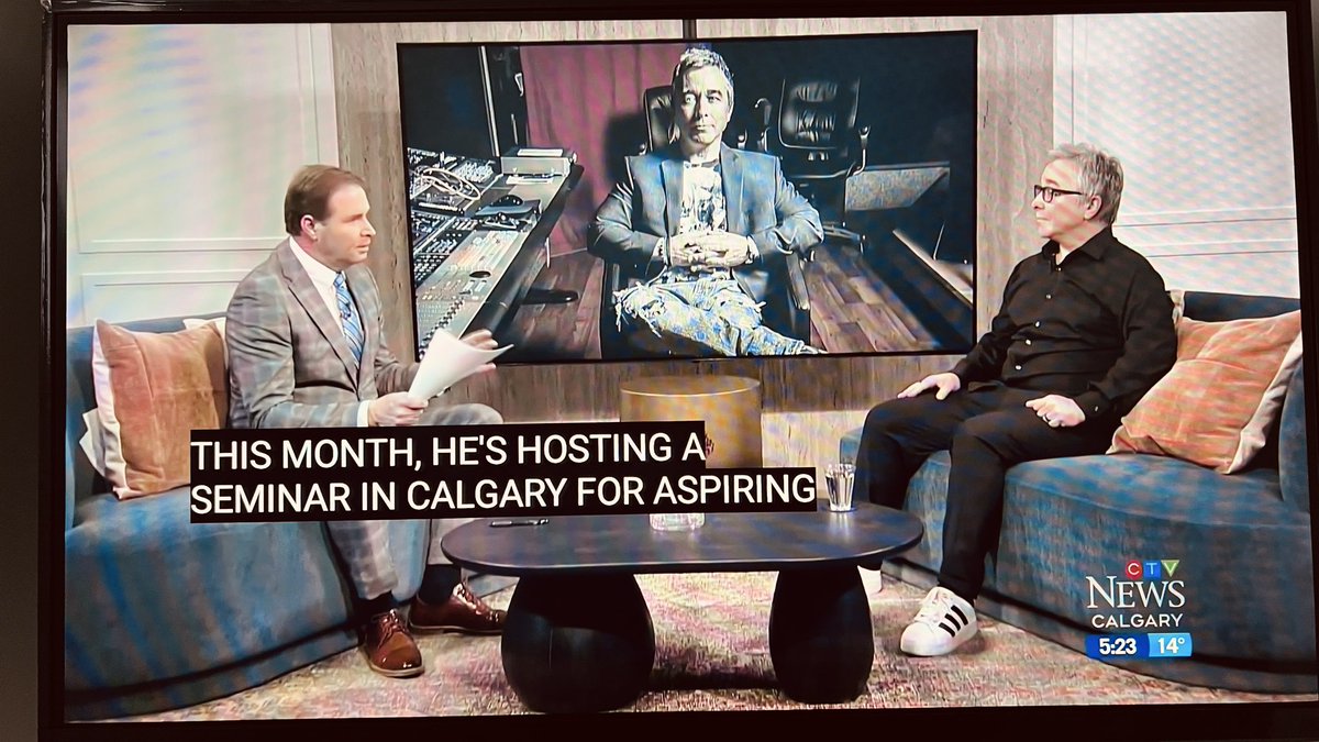 YYCSongsmiths's tweet photo. Our guest this month, @SteveDodd had a chat with @CTVCalgary about his amazing career as a TV/Film composer…learn more at our session 7PM, April, 21 Tues…@Cafegravity (Inglewood) https://t.co/grv8GFmsxc