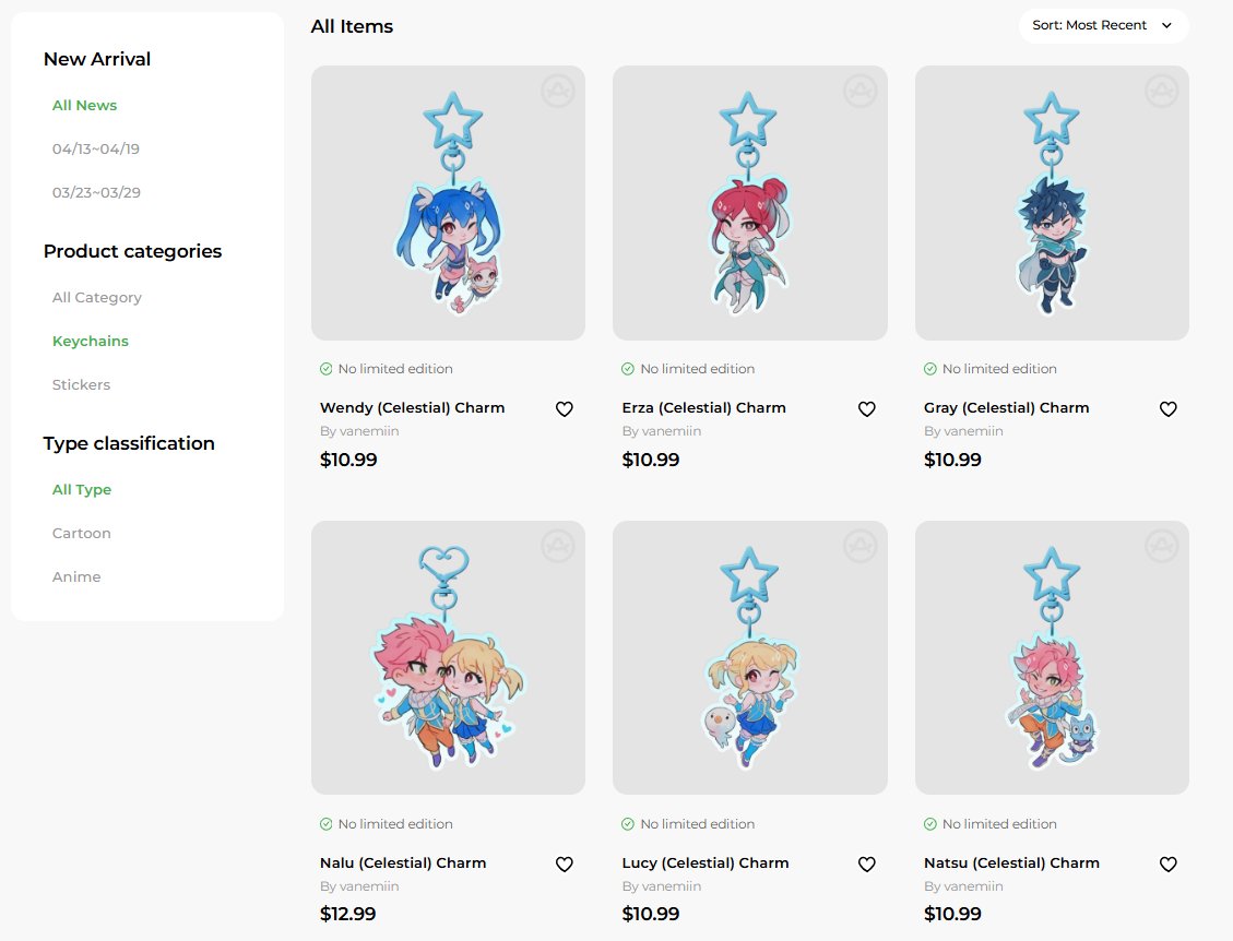 vanemiin's tweet photo. ⭐️ Store update ⭐️

Yes, more Fairy Tail charms 🩷 With Gray, Erza and Wendy the rest of the team is now complete! They're already available at my store, thank you so much everyone! #fairytail

https://t.co/QglY8FFuS4 https://t.co/m2JWfAsXKY