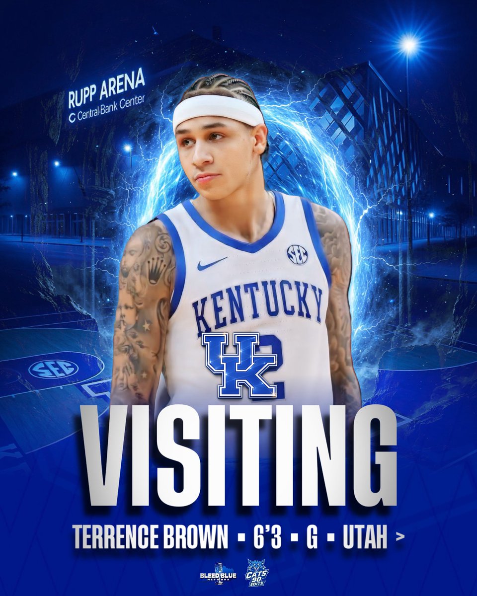 BigBlueDylan's tweet image. NEW: Utah Transfer CG Terrence Brown has scheduled a visit to Kentucky on Friday, per @JoeTipton 

Elite scoring guard, lots of high majors after him. UNC, Kansas specifically. 

• 19.9p
• 2.4r
• 3.8a
• 45/33/78
• 31.5mpg

#BBN #KentuckyBasketball