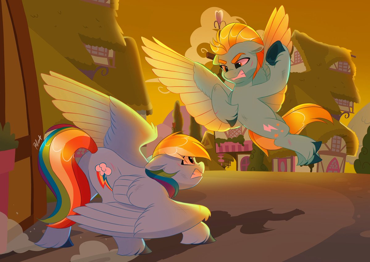 ArtHaruhi's tweet image. I thought it would be fun to repost this series of old comms
Seems a little story!

#mlp #mylittlepony