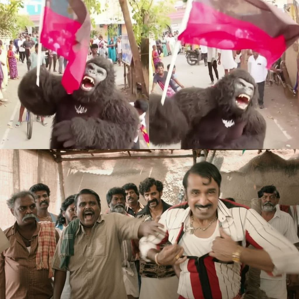 எங்க கொரில்லா பிரச்சாரத்த பாருங்கடா 🖤❤🥵😤