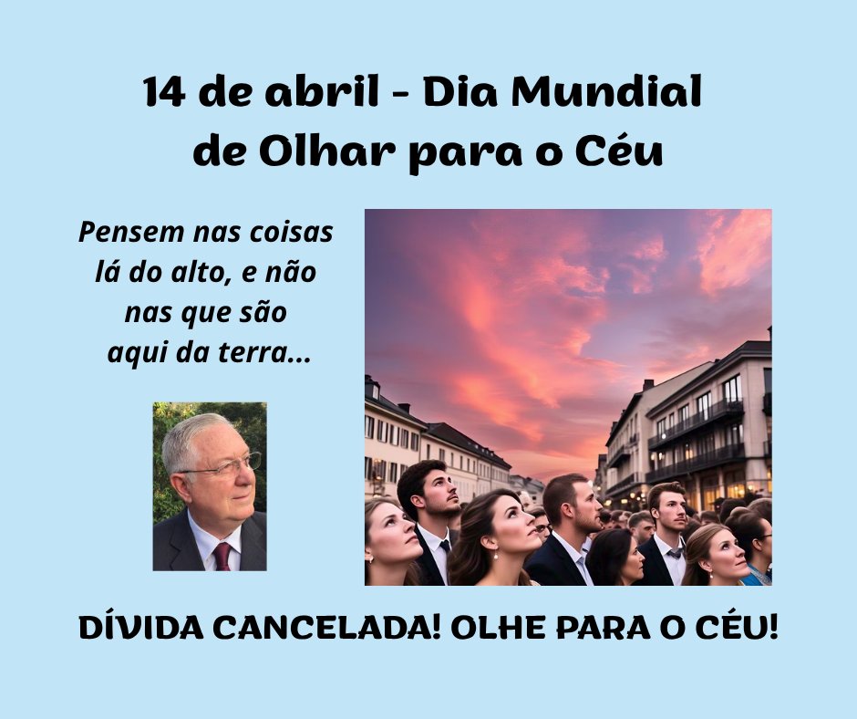 gilceleti's tweet photo. TEOPOESIA: 14 de abril = DIA MUNDIAL DE OLHAR PARA O CÉU! https://t.co/IXh8kJTosw https://t.co/pWRWaZLNmP