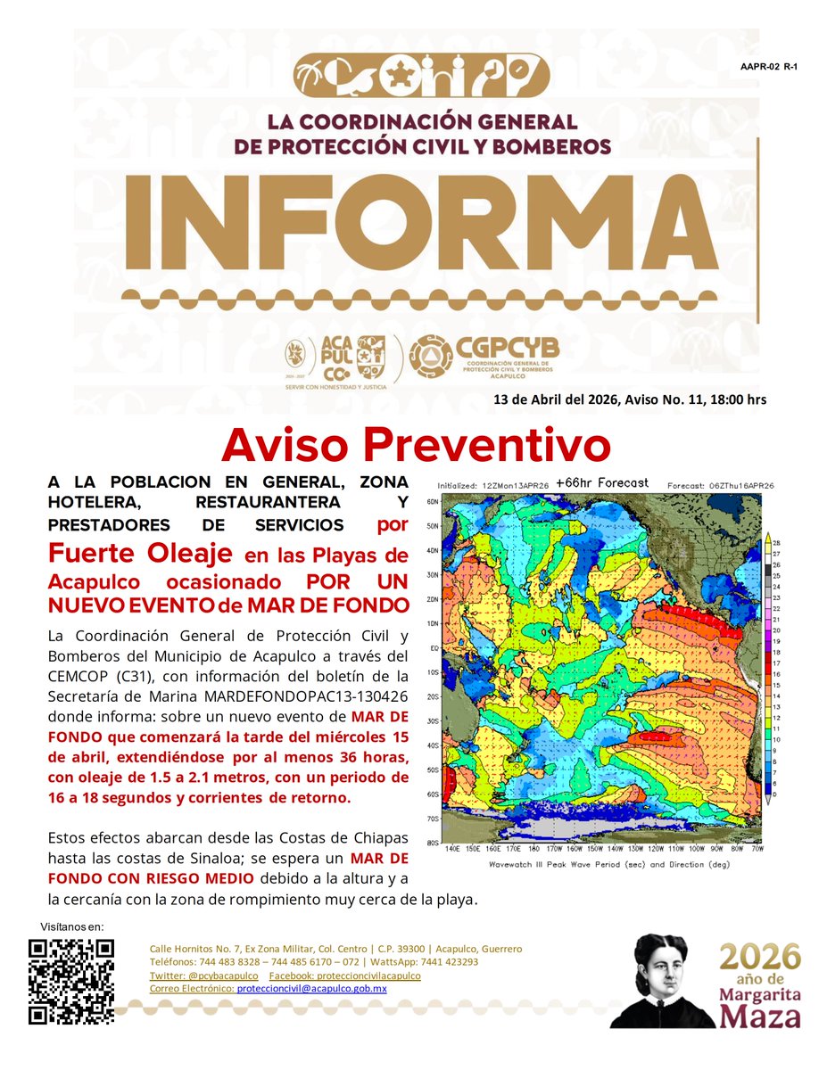 Protección Civil y Bomberos de Acapulco tweet media