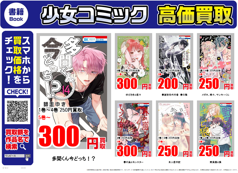 少年・少女コミック ｜高価買取情報 古本市場では話題の少年コミック